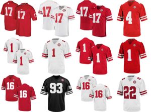 NCAA Nebraska Cornhuskers College Football Jerseys Alta calidad Hombres Mujeres Niños Jersey 100% cosido Personalizado Cualquier nombre Cualquier número