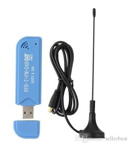 USB 2.0 Digital DVB-T SDR+DAB+FM HDTV Sintonizador de TV Receptor Stick RTL2832U+R820T2 T2