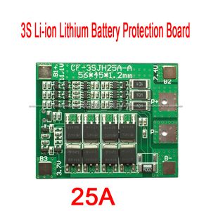 Freeshipping 3S 12V 25A with Balance Li-ion Lithium Battery 18650 Charger Battery Protection Board 11.1V 12.6V