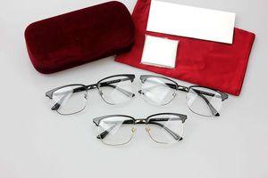 Высокое качество GG01300 очки кадр мужской планки+металл большой рама очки полный комплект чехол Оптовая freeshipping
