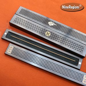 Wholesale Ebony Wood Burner Box Stick Packise деревянный держатель портативный Censer Incienso Tray inciso набор офисный домашний декор