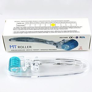 Титана Derma Roller MT Микроилмароллер Mt Dermaroller 192 Иглы для морщин угревой рубкой Темный круг Укрепляя 0,2 мм-3,0 мм