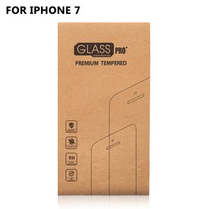 10 шт. водонепроницаемый 9 H твердость экрана защитный протектор с упаковкой спиртовые салфетки для iPhone 8 X закаленное стекло пленка пены пакет