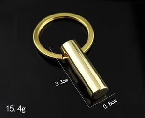 100pcs / lot Mini Gold Keychain Bottle Opener EDC Инструмент Открытый брелок для ключей Keyfob Key Holder Opener