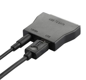 USB 3.0 SATA Güç Kaynağı Dönüştürücü Adaptör Kablosu Tüm SATA Kafa Sabit Sürücü 12V Siyah 60cm ile Uyumlu