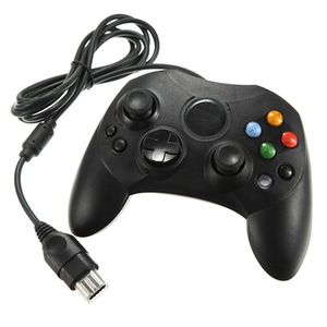 Black Professional Gamepad Joystick Jogo Lidar com Control Joypad para Microsoft Xbox Primeira geração Controlador com fio Navio Livre