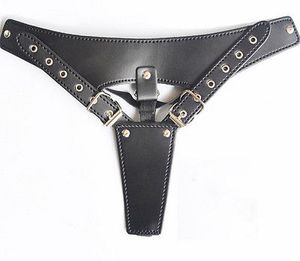 Dispositivos de castidade de alta qualidade sexy faux couro feminino castidade cintos - vários desenhos # E07