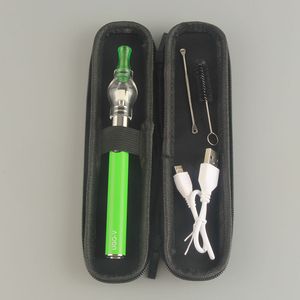 2pcs UGO Balmumu Başlangıç ​​Kiti Cam Globe Atomizer Vape Kalem Buharlaştırıcı Kuru Bitki Mumsu Elektronik Sigara ECIG