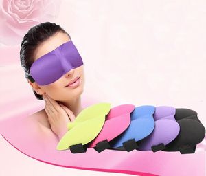 New 3D sono curso descanso Eye Mask Esponja Capa Blindfold Sombra Eyeshade Máscaras do sono 13 cores transporte da gota transporte gratuito
