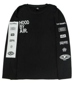 Yeni 2024 Mens Hood tarafından hava uzun kollu tişörtler adam hip hop t-shirtler trill baskılı tshirts erkek camisetas giyim