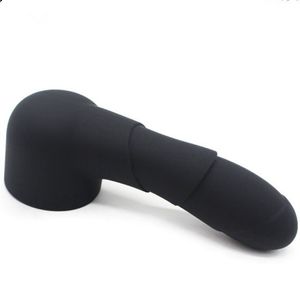 Chapéu de acessório removível massageador de brinquedo sexual para Hitachi Adam Eve recarregável 10/15/30 velocidade uso de acessório de varinha mágica