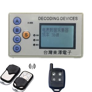 DECOING Cihazları RF Kablosuz Güvenlik Kodu Tarayıcı Grabber 315MHz 330MHz 430MHz 433MHz Korunan Birçok yonga seti ev akıllı alarm kodu kapmak