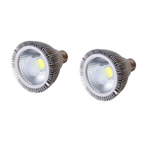 2 шт. Dimmable E27 E26 110V-240V PAR38 COB PAR30 Светодиодная лампочка 20 Вт Прожектор прохладный белый теплый белый Dimmable