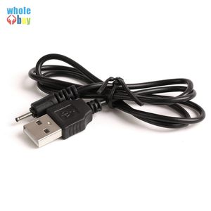 High Speed USB to DC2.0 DC 2.0mm black Power Cable 2mm port USB charging cable 70 cm for Nokia N78 N73 N82 1300pcs/lot