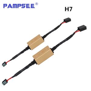 Pampsee H4 / H7 / H8 / H11 / H13 / HB3 (9005) / HB4 (9006) CANBUS Fiação Adaptador de Arnês LED Car Car Farol Lâmpada Auto Fead Light Cangbus