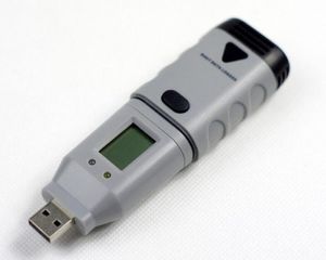 Freeshipping Sıcaklık Nem Ölçer Analiz sistemi ile iki Kanal USB Arayüz LCD DGraphTM Çiy Noktası Higro-Termometre Data Logger
