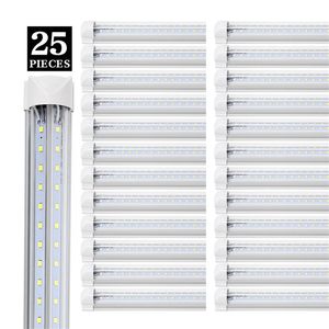 Yepyeni 22W T8 LED Tüp 2ft 600m 600m V-şekilli Soğutucu LED Floresan Tüpler Lamba AC 110-240V Kabine Işıkları Altında Yardımcı Fayda Dükkan Işık Garajı