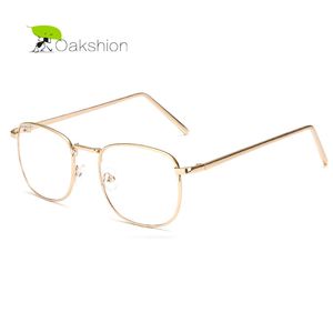 2018 ретро золотые металлические рамки солнцезащитные очки бренд прозрачные объективы очки квадратные винтажные бокалы солнца миопии для мужчин бизнес солнцезащитные очки