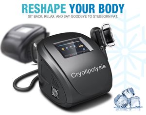 Taşınabilir Yağ Dondurucu Zayıflama Makinesi Tek sap kriyoterapi Kriyo şekli Vakum Soğuk Şekar Vücut zayıflama makinesi Salon spa için CE/DHL kullanın