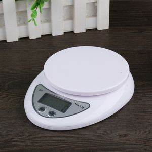5Kg 1g 5000g Digital Kitchen Scale Diet Food Compact LCD Kitchen Scales LED Electronic Scale with Backlight Wholesale