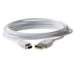 10FT 3M USB GamePad Power Charge Charger зарядное устройство кабель 3 метра белый черный зарядки для Wii U DHL FedEx EMS бесплатный корабль