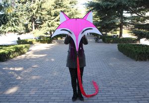 Açık Fun Sports Weifang Uçurtma Fox Uçurtma Kaliteli Şemsiye Karbon Çubuk Hayvan Uçurtmalar Yeni Varış Uçuyor