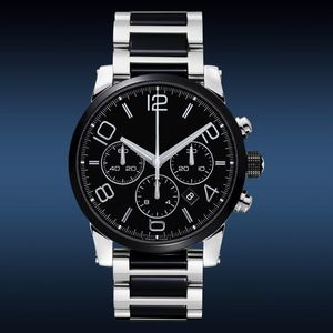 Venda quente Homem relógio de aço Inoxidável luxo Casual relógio de pulso mecânico cronômetro de quartzo esportes Novo cronógrafo relógios MB03