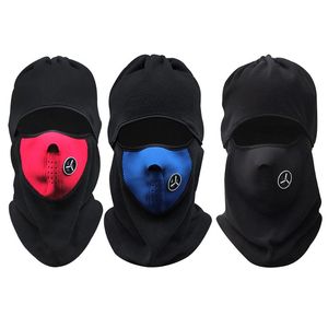 Wholesale-Winter Warmer Cycling Cap Windproof Neck Protector Face Mask Sport Ski Running Bicycle Cycling Neck Mask Hat Scarf