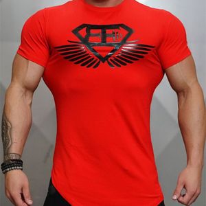2018 ano novo masculino fitness corpo engenheiros marca verão homem forte e bonito camiseta gola redonda irregular com manga curta