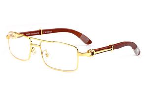 Neue Mode Sonnenbrillen Für Männer 2018 Sport Herren Vintage Retro Buffalo Horn Gläser Frauen Doppel Brücke Sonnenbrille Klare Linse mit boxen