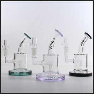 Wasserpfeifen Mini Toro Glasbong Bohrinsel Wasserbongs Farben weiblich 14,5 mm Bubbler mit Glasschale