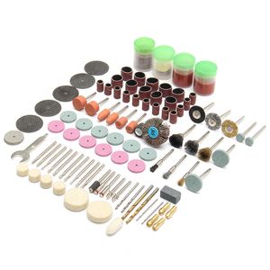 Freeshiping 142Pcs lot Electric Grinder Rotary Tool Accessory Bit Set for Dremel Grinding Sanding Polishing Disc Wheel Tip Cutter Drill Disc