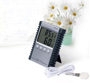 Dijital Termometre Higrometre Sıcaklık Nem Ölçer kapalı açık LCD ekran için HC520 perakende paketinde 50 adet / grup SN1072