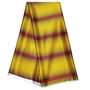 5 dias / lote maravilhoso amarelo impresso chiffon tecido de seda africano liso e suave rendas de rayon para vestir lbs1-5
