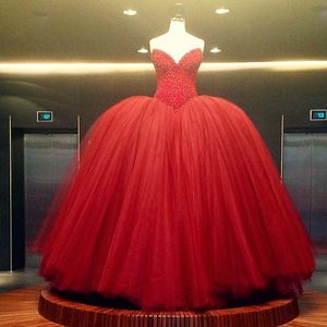 Seksi Korse 2018 Gelinlik Moda V Yaka Sequins Boncuk Aplike Balo Abiye Glamorous Kabarık Dantel-Up Quinceanera Elbise