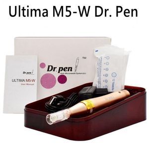 DR kalem M5-W Elektrikli Dermapen Otomatik Microneedle Sistemi Ayarlanabilir İğne Uzunlukları 0.25mm-2.5mm Derma Rulo