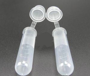 Provetta EP per centrifuga in plastica Transparet da 300 pezzi da 5 ml con contenitore per campioni laureati per forniture di laboratorio