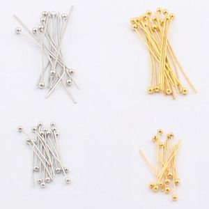 100pcs/lot Gold & Silver Plated Metal Ball Head Pins - Ballpins DIY JEWELRY MAKING findings