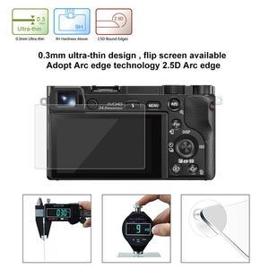 Ultra Temizle Anti-Scratch 9 H Temperli Cam Ekran Koruyucu Film Sony A6000 A6300 A5000 Kamera