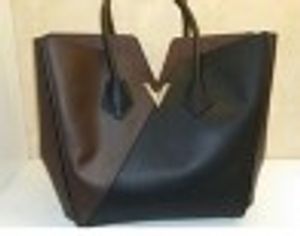 Фирменная Новинка, женская кожаная холщовая сумка-кимоно, коричневая, черная женская классическая сумка через плечо, бесплатная доставка