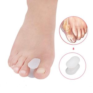 2pc pair Women high heels silicone insoles fashion Toe Spreading foot gel orthotic shoes cushion LX3876