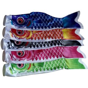 Güzel 70 cm Balık Bayrakları Koi Nobori Sazan Rüzgar Çorap Koinobori Renkli Balık Bayrak Asılı Duvar Dekor