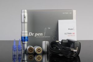 Беспроводная ручка Derma мощный Ультима А6 машина microneedle Dermapen Dermastamp мезо 12 иглы доктор ручка сменный картридж с затычками