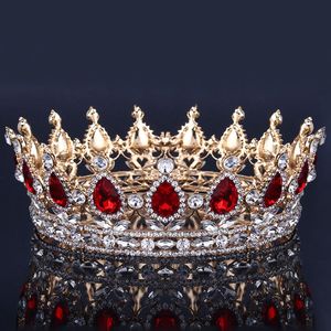 Luxo nupcial coroa headpieces cristais de strass coroas casamento real princesa cristal acessórios para o cabelo festa de aniversário tiaras quinceaner doce 16