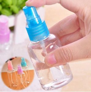 100 ml Seyahat Şeffaf Küçük Boş Plastik Parfüm Atomizer Sprey Şişe Makyaj Aracı Renk Rastgele Göndermek