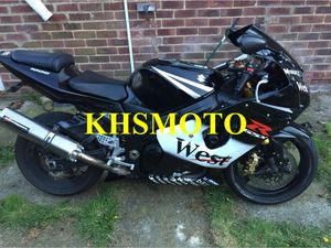 Özel Motosiklet SUZUKI GSXR1000 K3 03 04 GSXR 1000 2003 2004 ABS Batı Beyaz Siyah Yüzemeler Set + Hediyeler SD02