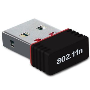 150m USB WiFi Kablosuz Adaptör 150Mbps IEEE 802.11n G B Mini Anten Adaptörleri yonga seti MT7601 Ağ Kartı 100 PCS ÜCRETSİZ DHL