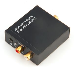 Freeshipping 1 Takım Dijital Koaksiyel Toslink Optik Analog L / R RCA Ses Dönüştürücü Adaptör 3.5mm Ile Bir USB Güç Kablosu Yüksek Kalite!