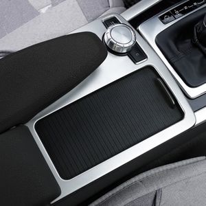 Центральный подлокотник для подлокотника для подлокотника наклейки панели наклейки для Mercedes Benz E Class W212 E Coupe 2010-12 Нержавеющая сталь