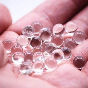 Vente en gros 100 pièces/sac 6mm haute précision perles de verre transparentes fabrication de bijoux bricolage billes décor de réservoir de poissons pas de trous